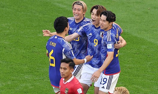 Tuyển Nhật Bản giành chiến thắng 3-1 trước Indonesia. Ảnh: AFC