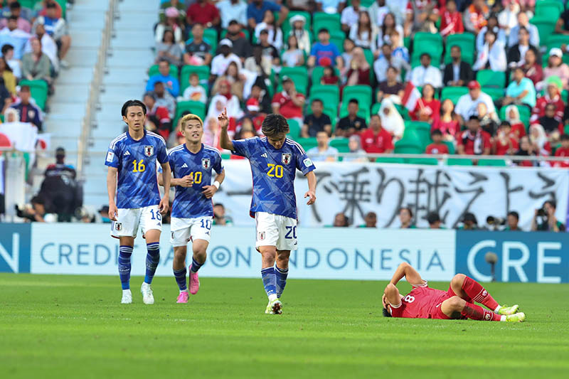 Tuyển Nhật Bản dễ dàng ghi 3 bàn thắng vào lưới Indonesia. Ảnh: AFC