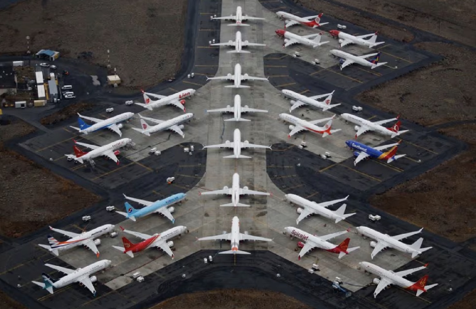 Máy bay 737 MAX của Boeing. Ảnh: Chụp màn hình