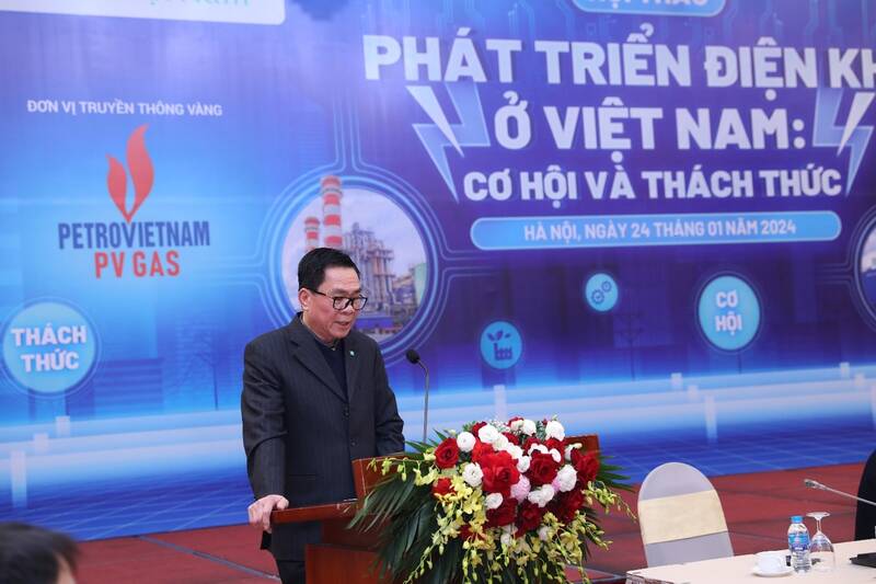 TS. Mai Duy Thiện, Tổng biên tập Tạp chí Năng lượng Sạch Việt Nam. Ảnh: Minh Đức 