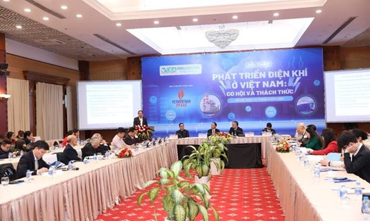 Hội thảo Phát triển điện khí ở Việt Nam: Cơ hội và Thách thức. Ảnh: Quang Linh