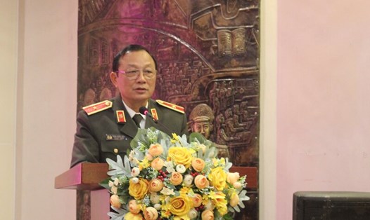 Thiếu tướng Đặng Ngọc Bách - Phó Cục trưởng Cục X03 phát biểu. Ảnh: Hạnh An. 