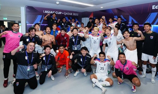 Tuyển Thái Lan là đội Đông Nam Á chơi tốt nhất tại vòng bảng Asian Cup 2023. Ảnh: FAT