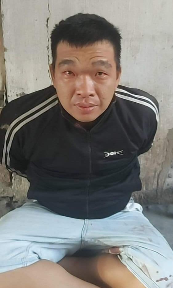 Nghi phạm Huỳnh Minh Trí bị bắt sau 2 giờ gây án. Ảnh: Công an cung cấp