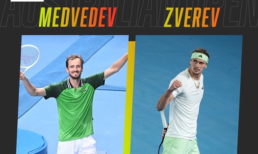 Mối quan hệ không tốt giữa Daniil Medvedev và Alexander Zverev khiến trận đấu được mong chờ hơn. Ảnh: ESPN