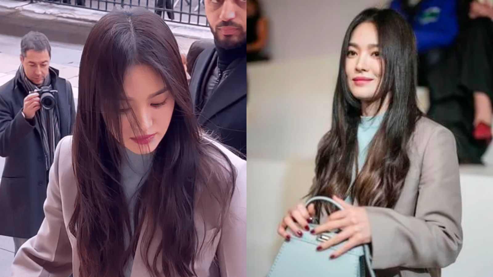 Song Hye Kyo caused a stir when participating in a fashion event. Photo: Harper's Bazaar