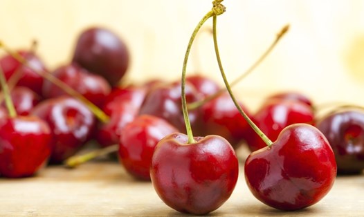 Quả cherry giảm axit uric. Ảnh: VFA