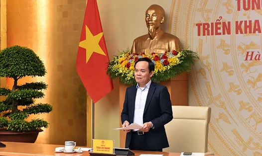 Phó Thủ tướng Chính phủ Trần Lưu Quang giao 3 bộ xây dựng chương trình mục tiêu quốc gia về phòng, chống ma túy. Ảnh: VGP
