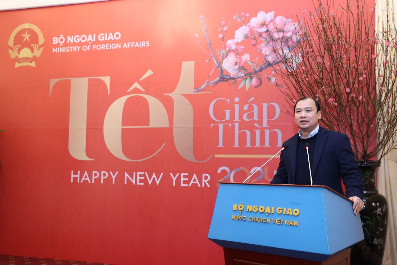 Phó trưởng ban Tuyên giáo Trung ương Lê Hải Bình phát biểu tại sự kiện. Ảnh: Hải Nguyễn