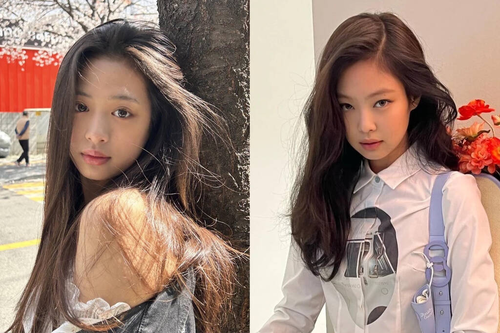 Ahyeon (trái) được ví là “bản sao Jennie” với kỹ năng và nhan sắc nổi bật. Ảnh: Instagram