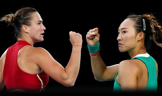Đương kim vô địch Aryna Sabalenka sẽ gặp thách thức từ tay vợt người Trung Quốc, Zheng Qinwen, ở trận chung kết. Ảnh: Australian Open