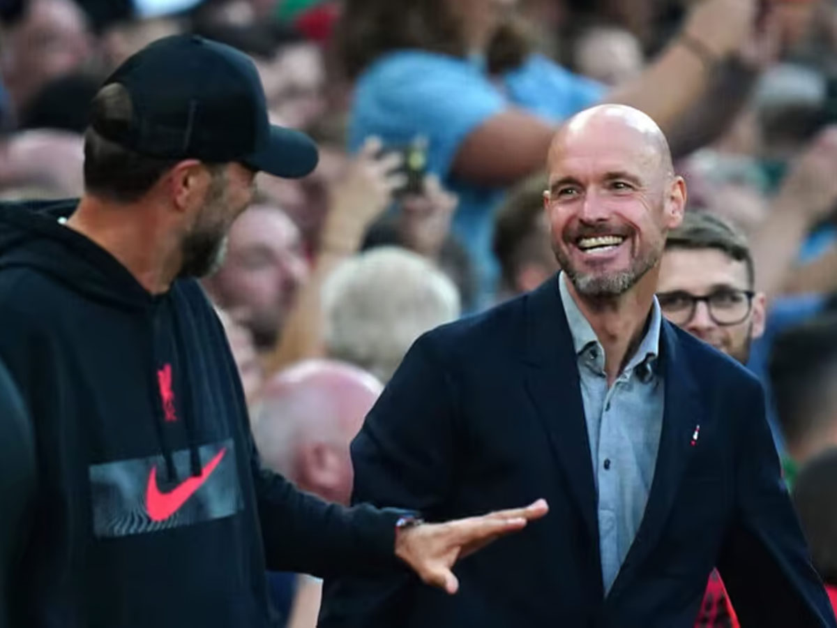 Ten Hag sẽ bớt đi một đối thủ rất mạnh trong cuộc đua ở Premier League. Ảnh: The Athletic