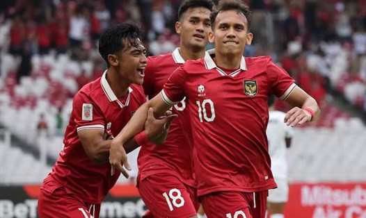 Tuyển Indonesia góp mặt tại vòng 1/8 Asian Cup 2023. Ảnh: PSSI