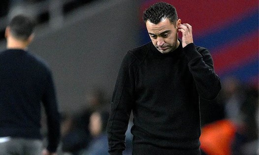 Huấn luyện viên Xavi xác nhận rời Barca. Ảnh: AFP