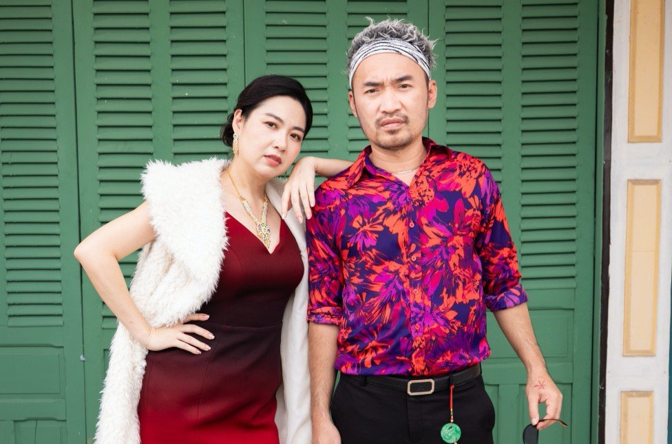 Tiến Luật, Lê Khánh kết hợp trong phim chiếu mạng Tết. Ảnh: NVCC