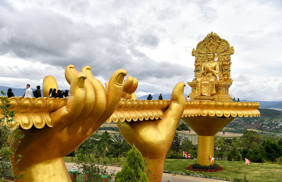 Biểu tượng Phật Di Lặc theo phong cách Mật Tông.