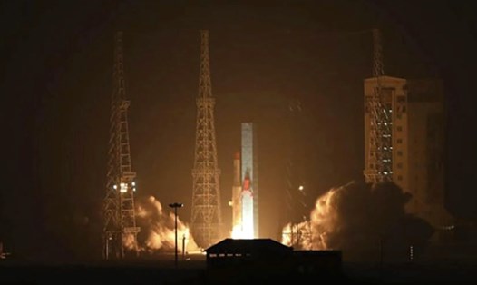 Iran phóng vệ tinh ngày 28.1.2024. Ảnh: Bộ Quốc phòng Iran