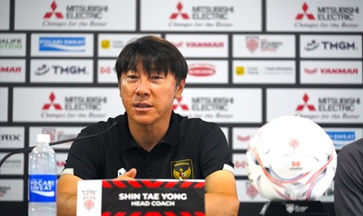 Huấn luyện viên Shin Tae-yong khá hài lòng với sự thể hiện của các cầu thủ Indonesia. Ảnh: AFF