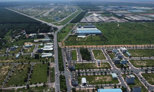 Khu công nghiệp Lộc An - Bình Sơn tại huyện Long Thành, gần Dự án sân bay Long Thành đang triển khai. Ảnh: Hà Anh Chiến