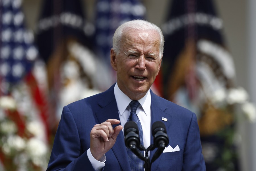 Tổng thống Mỹ Joe Biden. Ảnh: Xinhua
