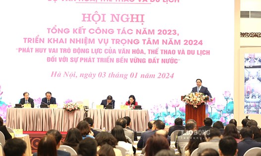Thủ tướng Phạm Minh Chính tham dự Hội nghị. Ảnh: Hải Nguyễn