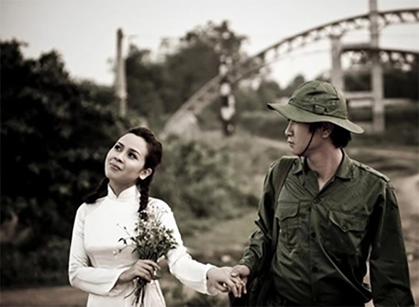 Ảnh cưới năm 2009 của Hồ Hoài Anh và Lưu Hương Giang. Ảnh: Nhân vật cung cấp