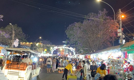 Lâm Đồng yêu cầu rà soát lại lộ trình khai thác đối với hoạt động thí điểm xe bốn bánh chạy bằng năng lượng điện tại TP Đà Lạt. Ảnh: Mai Hương