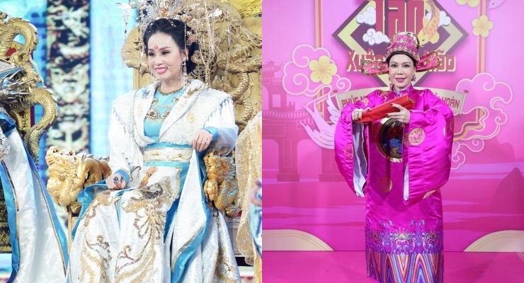 Cẩm Ly, Việt Hương đóng Táo Xuân 2024. Ảnh: NSX.