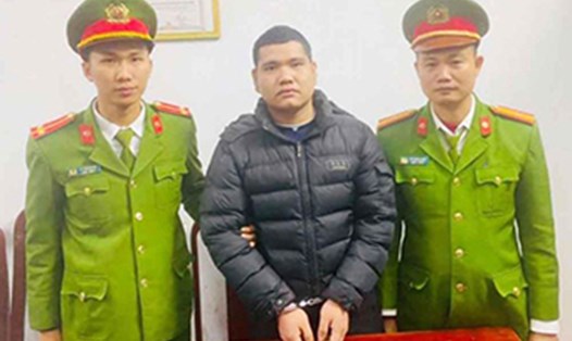 Công an huyện Nghi Xuân khởi tố bị can và bắt tạm giam Nguyễn Hoàng Huy. Ảnh: Công an Hà Tĩnh