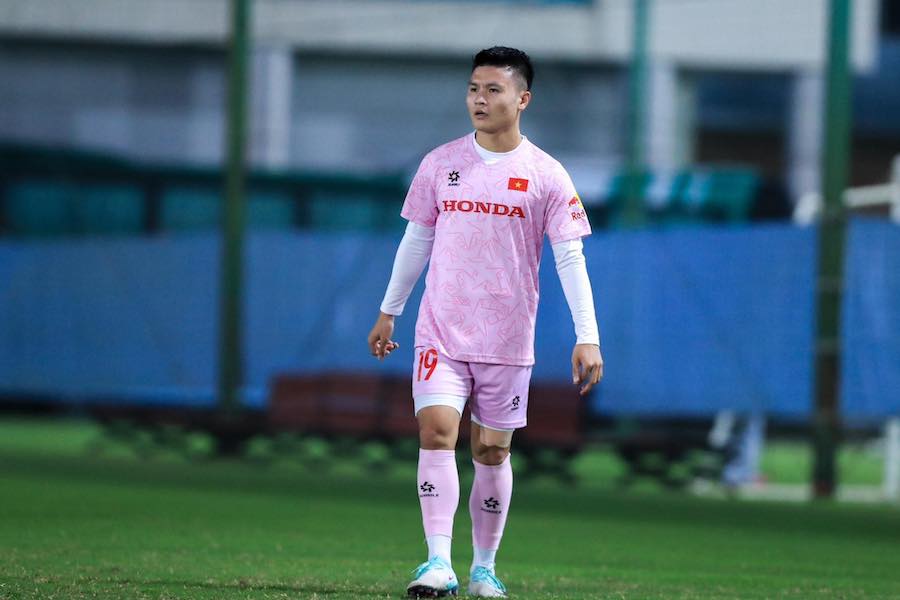 Tiền vệ Quang Hải vẫn đảm bảo thể lực theo yêu cầu của ban huấn luyện.