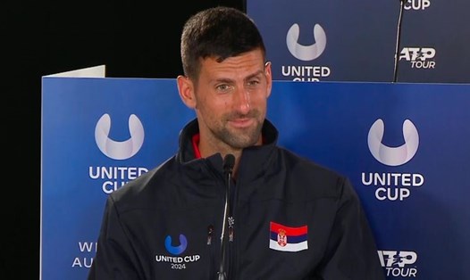 Đội tuyển Serbia bị loại, Novak Djokovic kết thúc United Cup 2024 với chấn thương cổ tay. Ảnh: Sky News