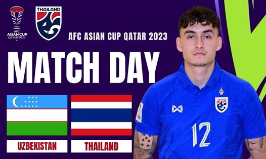 Tuyển Thái Lan sẽ gặp Uzbekistan tại vòng 1/8 Asian Cup 2023. Ảnh: FAT