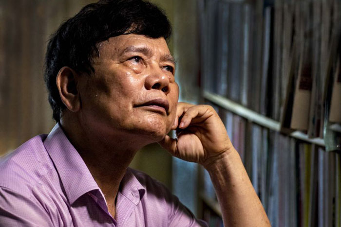 Nhà văn Dương Hướng. Ảnh: Nhân vật cung cấp