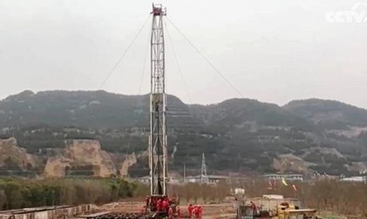 Trung Quốc phát hiện mỏ dầu có trữ lượng 107 triệu tấn ở Hà Nam. Ảnh: CCTV