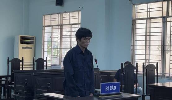 Bị cáo Ngô Văn Lào (sinh năm 1981, ngụ Trà Vinh) tại tòa. Ảnh: Anh Tú