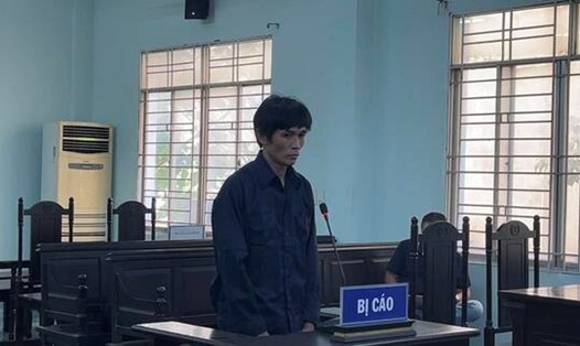 Bị cáo Ngô Văn Lào (sinh năm 1981, ngụ Trà Vinh) tại tòa. Ảnh: Anh Tú