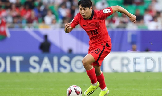 Lee Kang-in là ngôi sao sáng nhất trong đội hình tuyển Hàn Quốc. Ảnh: FPT Play