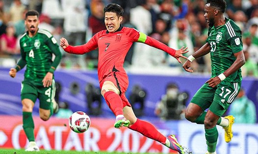 Tuyển Hàn Quốc vào tứ kết Asian Cup 2023 sau chiến thắng trước Saudi Arabia. Ảnh: KFA