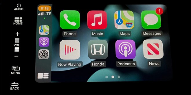 Honda trang bị CarPlay không dây trên các mẫu xe cũ