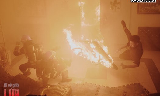 Bộ phim "Đi về phía lửa" sẽ phát sóng vào dịp Tết Nguyên đán này. Ảnh: NSX