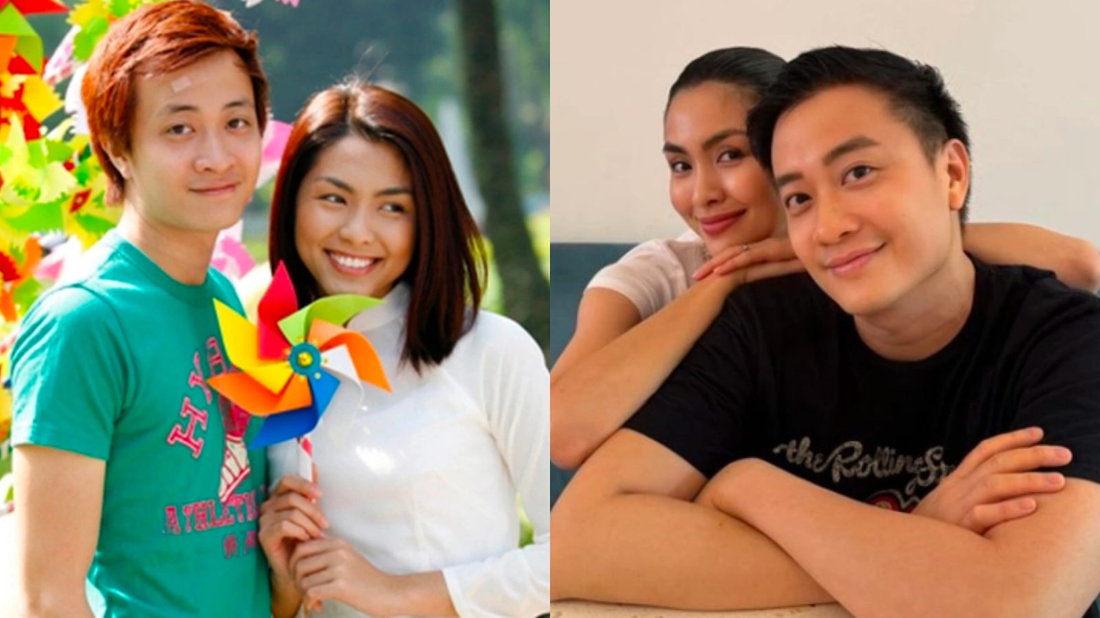 Lương Mạnh Hải và Tăng Thanh Hà sau 16 năm đóng trong "Bỗng dưng muốn khóc". Ảnh: Facebook nhân vật