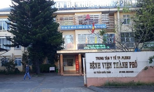 Trung tâm Y tế TP Pleiku, tỉnh Gia Lai. Ảnh: Thanh Tuấn 