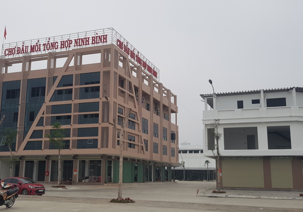Dự án Chợ đầu mối tổng hợp, thành phố Ninh Bình cũng là một trong số những dự án đạng bị Thanh tra Chính phủ thanh tra. Ảnh: Nguyễn Trường