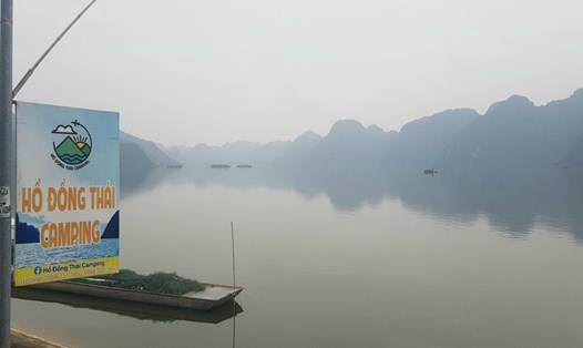 Dự án Khu du lịch sinh thái hồ Đồng Thái nằm trên địa bàn thành phố Tam Điệp và huyện Yên Mô (Ninh Bình), sau 8 năm triển khai vẫn nằm bất động. Ảnh: Nguyễn Trường