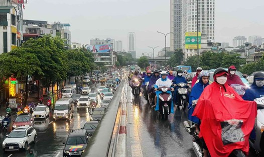 Dự báo Hà Nội có mưa từ ngày 6.1. Ảnh: Minh Hà. 