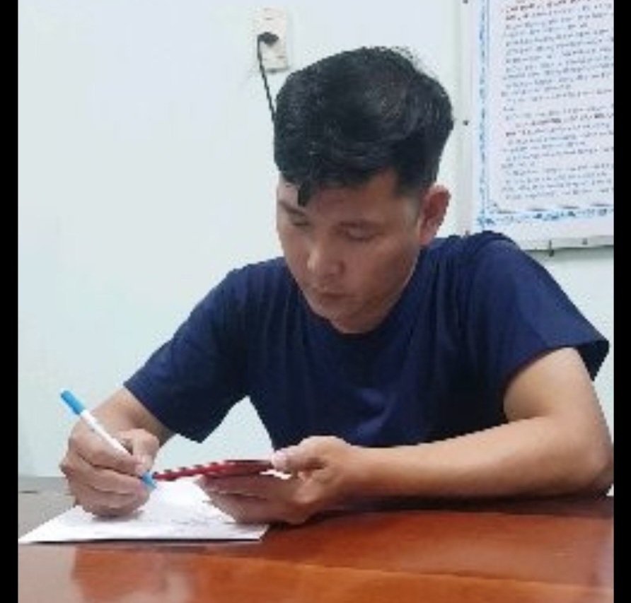 Tài xế Nguyễn Đăng Khoa bị tạm giữ để điều tra. Ảnh: Công an cung cấp