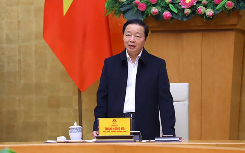 Phó Thủ tướng Trần Hồng Hà kết luận hội nghị. Ảnh: VGP