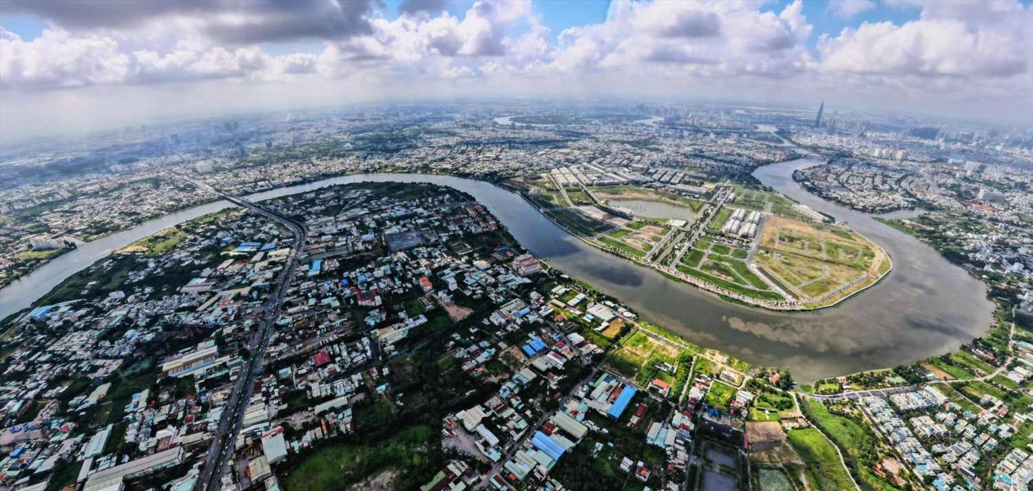TPHCM đang nghiên cứu làm đường ven sông Sài Gòn kéo dài đến Tây Ninh.  Ảnh: Anh Tú