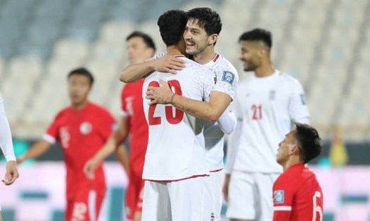Tuyển Iran từng thắng tuyển Hong Kong (Trung Quốc) 4-0 ở vòng loại World Cup 2026 và sẽ gặp lại nhau ở Asian Cup 2023. Ảnh: AFC
