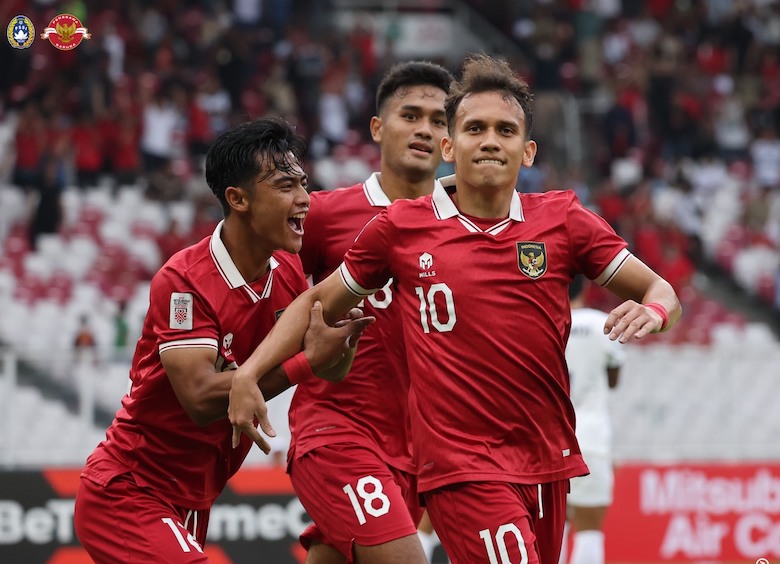 Tuyển Indonesia có độ tuổi trung bình trẻ nhất Asian Cup 2023. Ảnh: PSSI